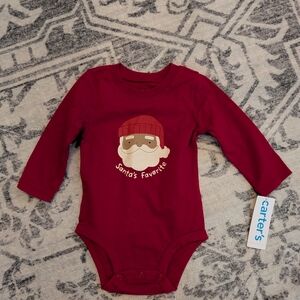 Carter's Santa's Favorite Onesie